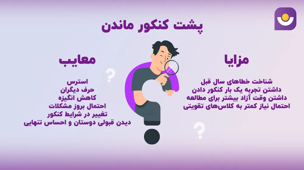 مزایا و معایب پشت کنکور ماندن