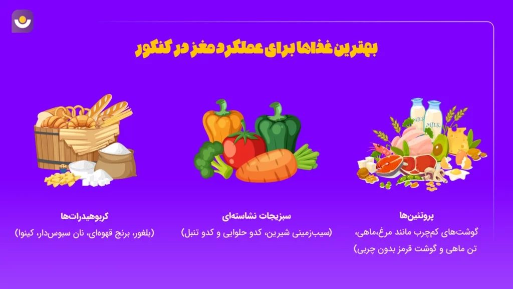  بهترین غذاها برای عملکرد مغز در کنکور