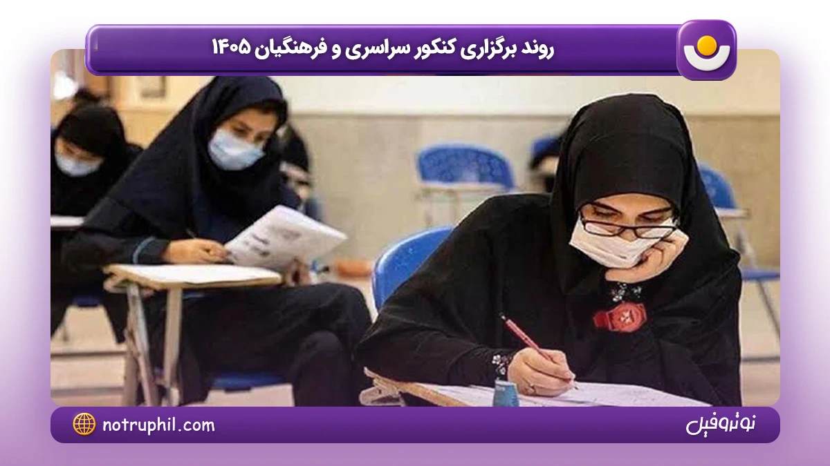 روند برگزاری کنکور سراسری