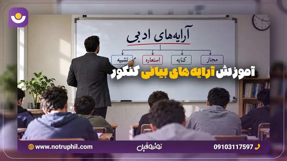 آموزش آرایه های بیانی کنکور