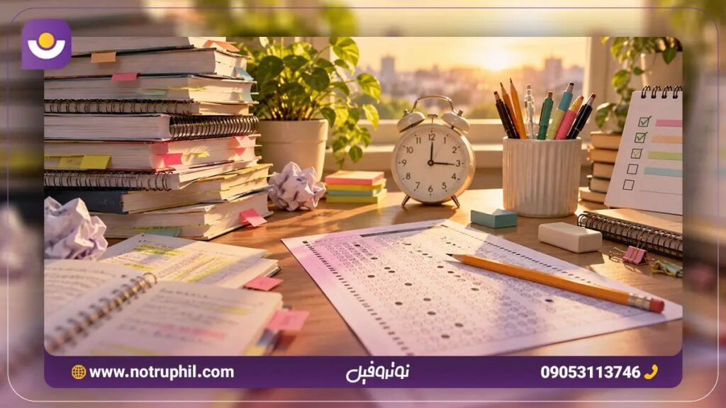 شرکت در آزمون آزمایشی با وجود عقب افتادگی
