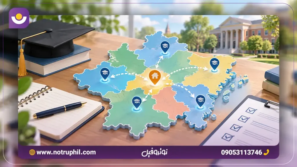 ضوابط انتخاب شهرهای دیگر در انتخاب رشته